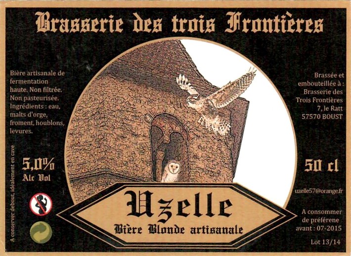 Etiquette BRASSERIE DES TROIS FONTAINES 19
