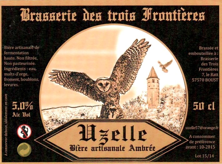 Etiquette BRASSERIE DES TROIS FONTAINES 20