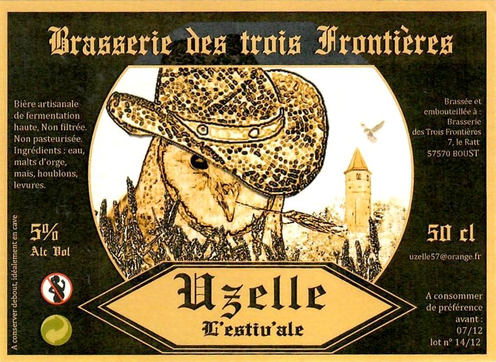 Etiquette BRASSERIE DES TROIS FONTAINES 21