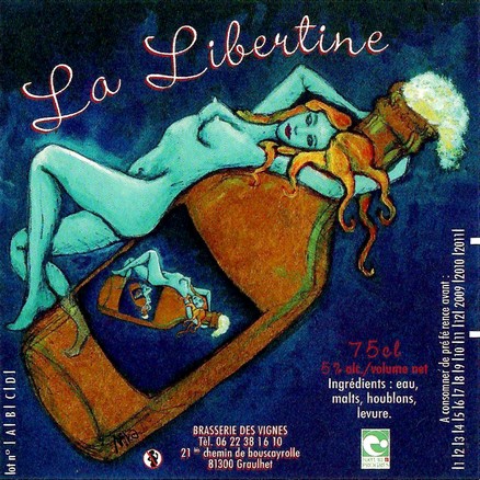 Etiquette BRASSERIE DES VIGNES 07