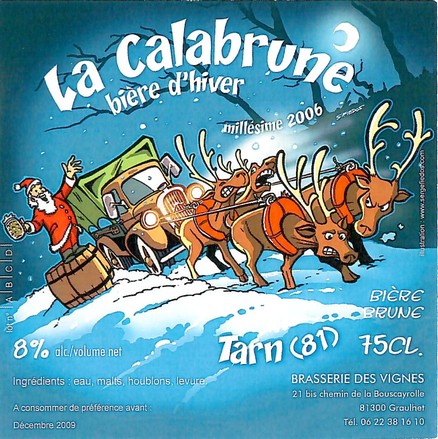 Etiquette BRASSERIE DES VIGNES 11