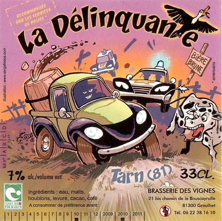 Etiquette BRASSERIE DES VIGNES 15