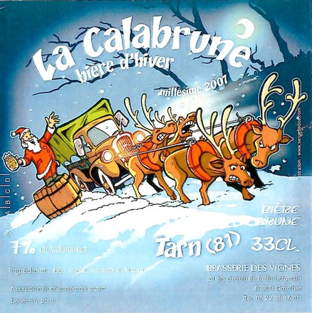 Etiquette BRASSERIE DES VIGNES 26