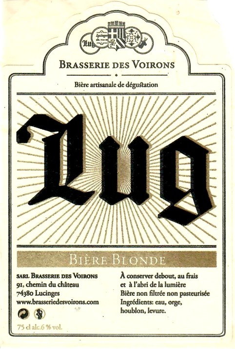 Etiquette BRASSERIE DES VOIRONS 10