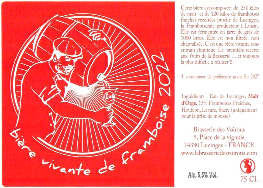 Etiquette BRASSERIE DES VOIRONS 14