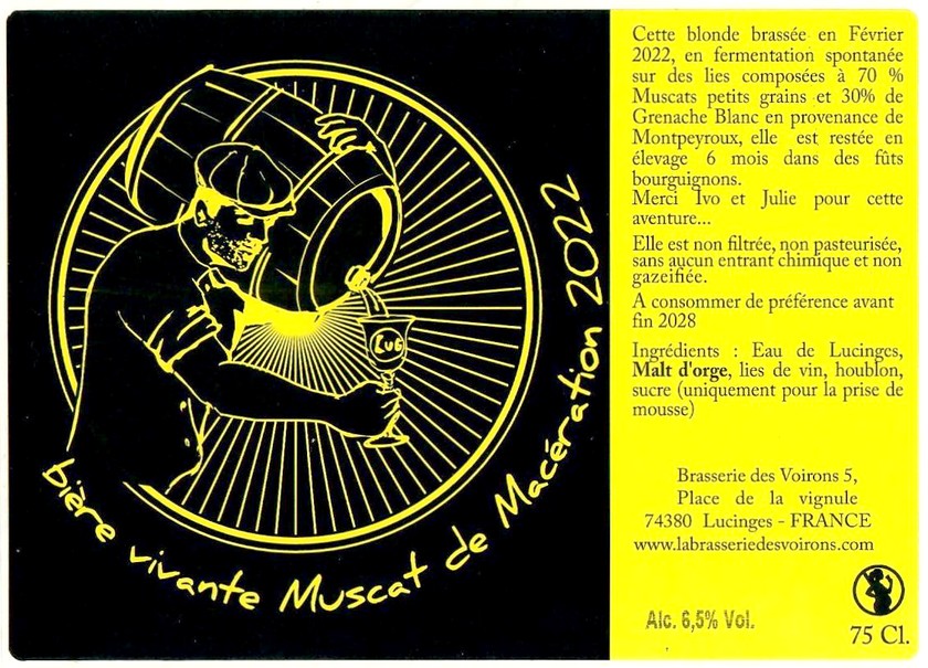 Etiquette BRASSERIE DES VOIRONS 15