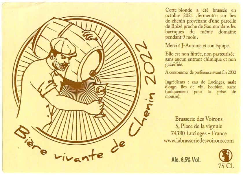 Etiquette BRASSERIE DES VOIRONS 16