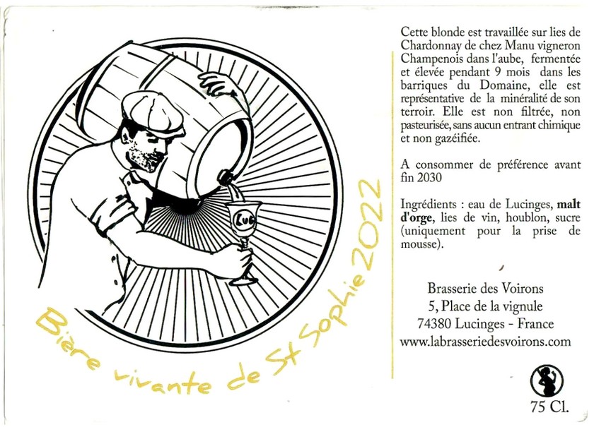 Etiquette BRASSERIE DES VOIRONS 17