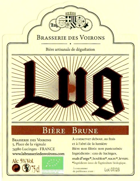Etiquette BRASSERIE DES VOIRONS 20