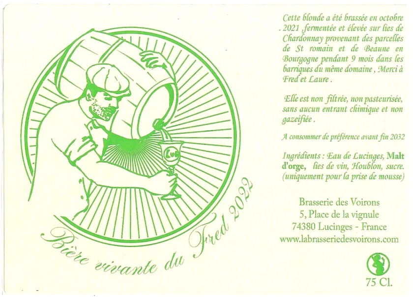 Etiquette BRASSERIE DES VOIRONS 21