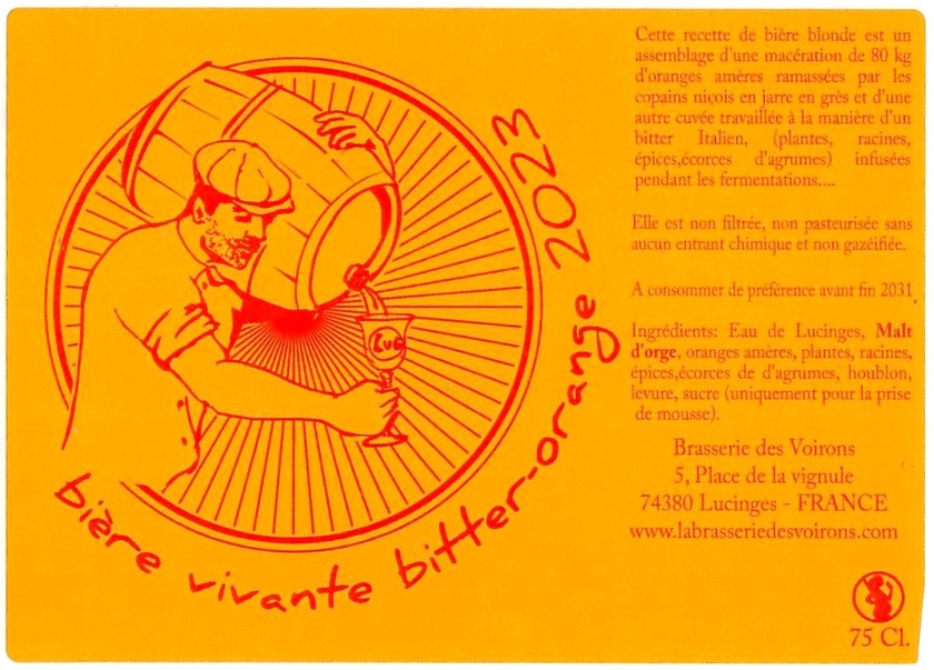 Etiquette BRASSERIE DES VOIRONS 25