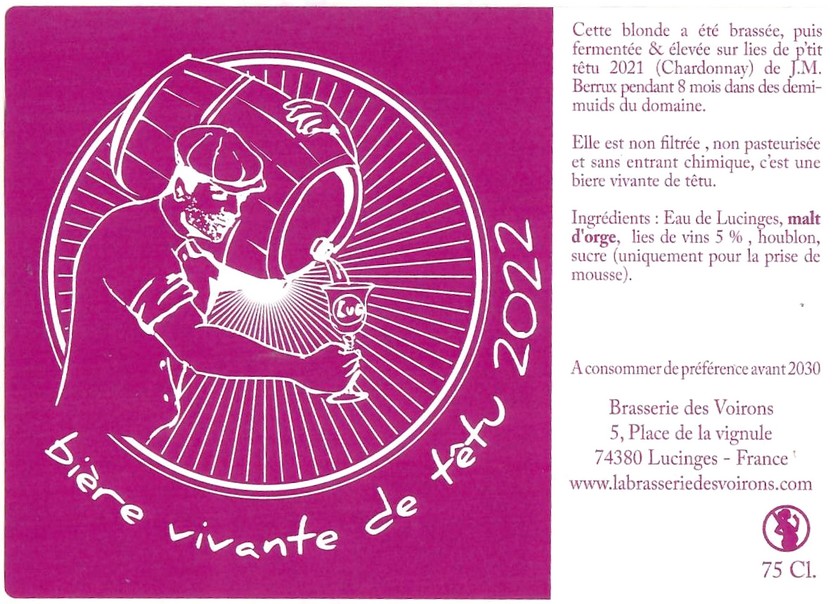 Etiquette BRASSERIE DES VOIRONS 28