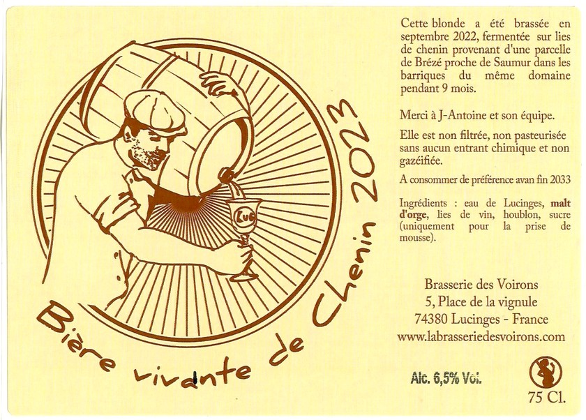 Etiquette BRASSERIE DES VOIRONS 33