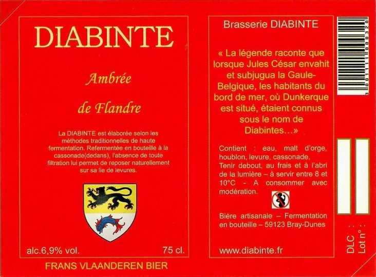 etiquette BRASSERIE DIABINTE 06