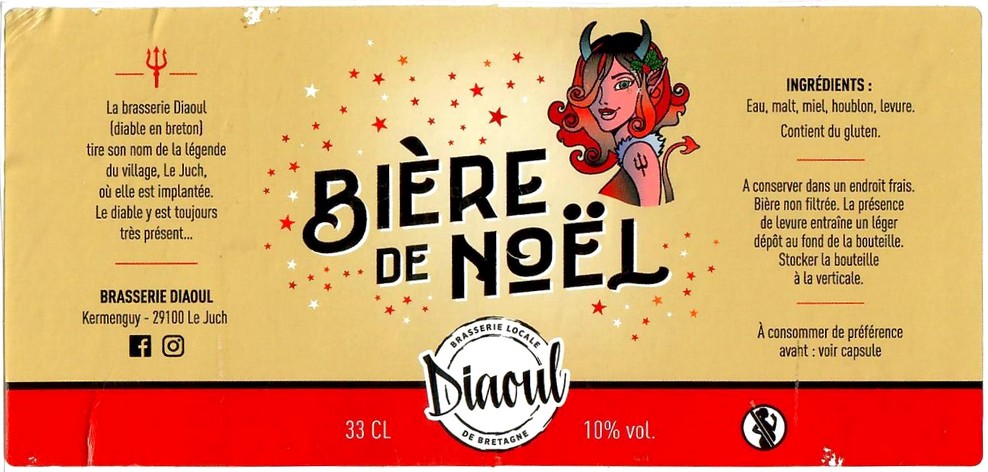 Etiquette BRASSERIE DIAOUL 04