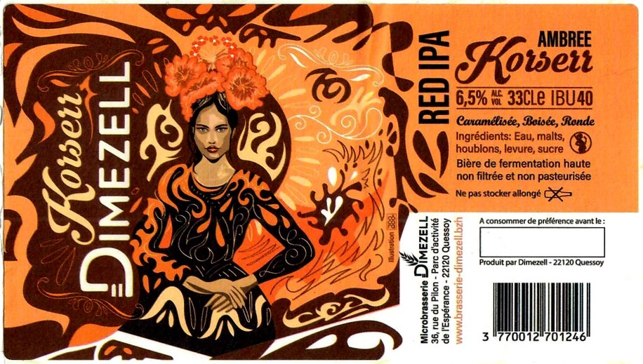 Etiquette BRASSERIE DIMEZELL 23