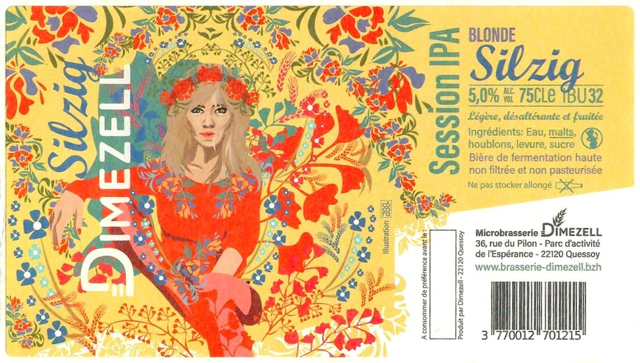 Etiquette BRASSERIE DIMEZELL 25