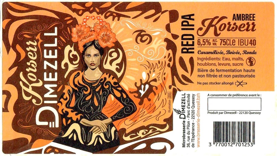 Etiquette BRASSERIE DIMEZELL 27