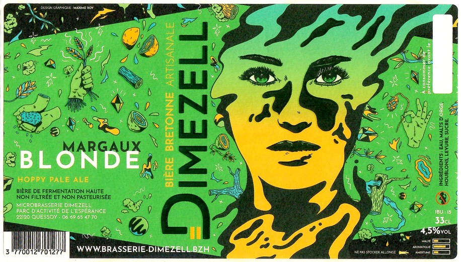 Etiquette BRASSERIE DIMEZELL 35