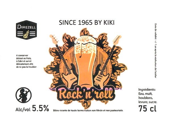 Etiquette BRASSERIE DIMEZELL 38