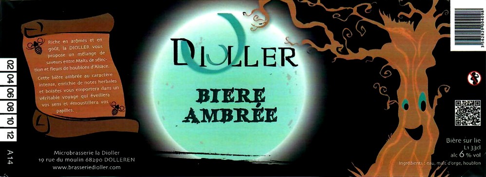 etiquette BRASSERIE DIOLLER 01