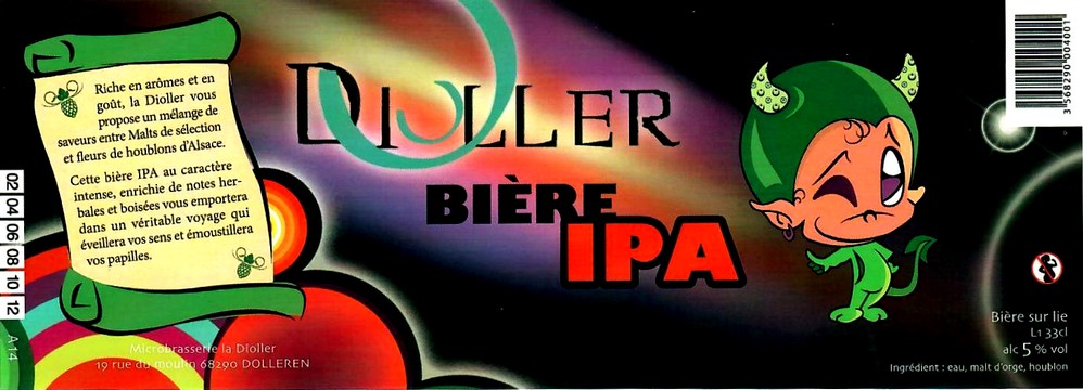 etiquette BRASSERIE DIOLLER 04