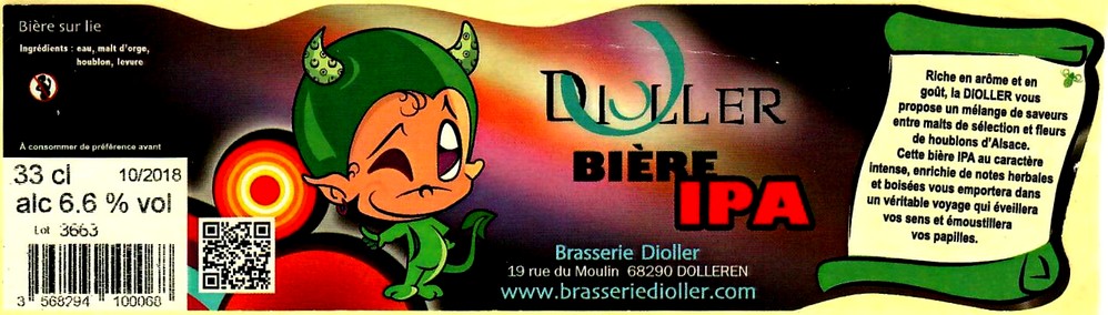 etiquette BRASSERIE DIOLLER 10