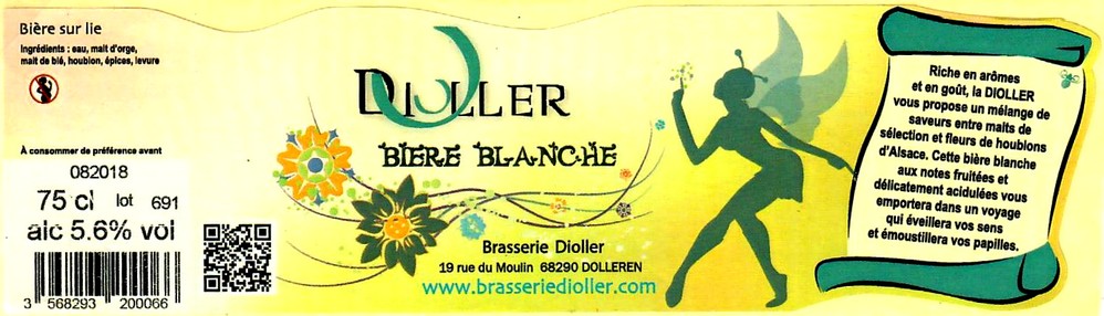 etiquette BRASSERIE DIOLLER 11