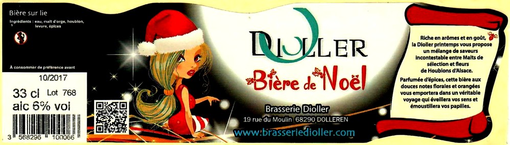 etiquette BRASSERIE DIOLLER 15
