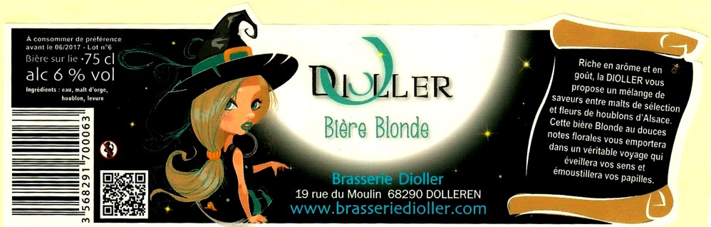 etiquette BRASSERIE DIOLLER 17
