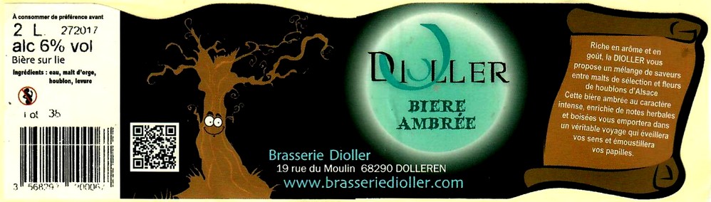 etiquette BRASSERIE DIOLLER 21