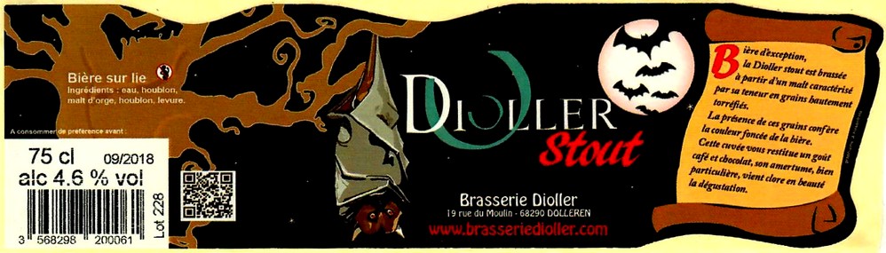 etiquette BRASSERIE DIOLLER 22