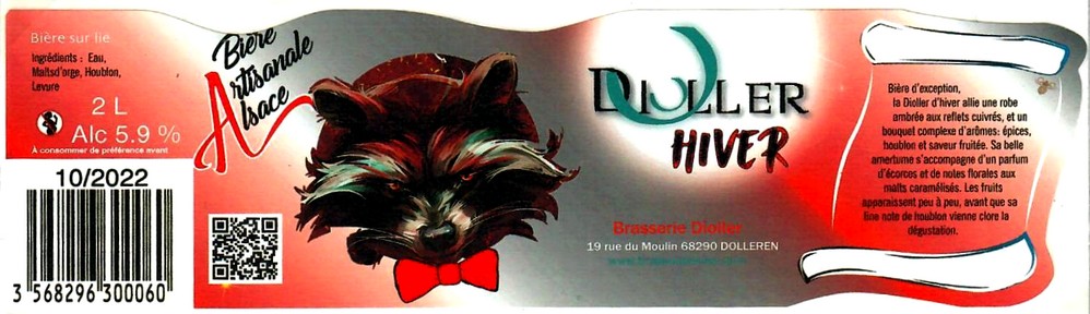 etiquette BRASSERIE DIOLLER 24