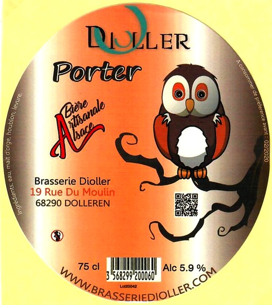 etiquette BRASSERIE DIOLLER 27