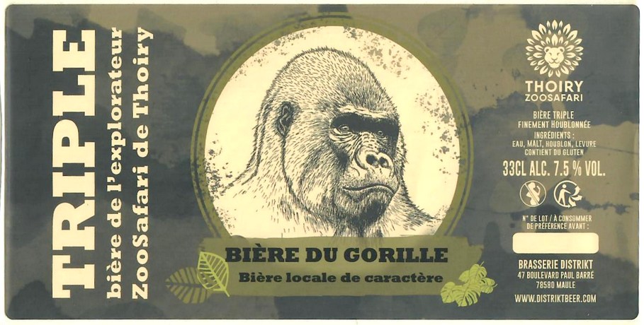 Etiquette BRASSERIE DISTRIKT 14