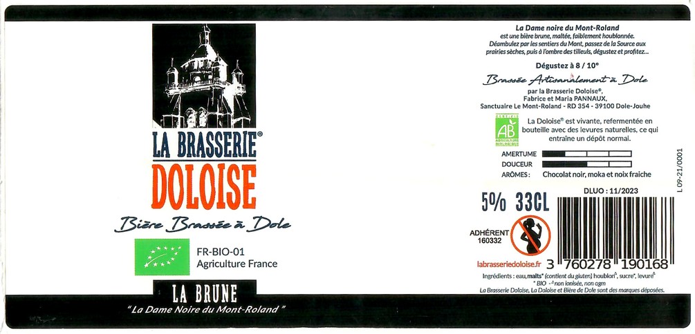 Etiquette BRASSERIE DOLOISE 04