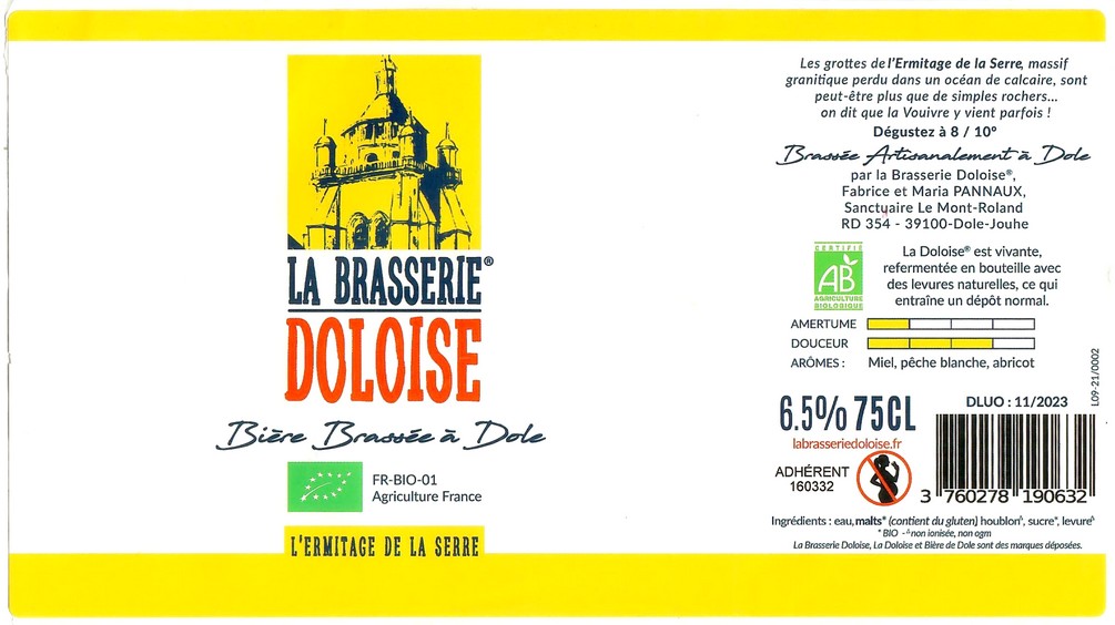 Etiquette BRASSERIE DOLOISE 05