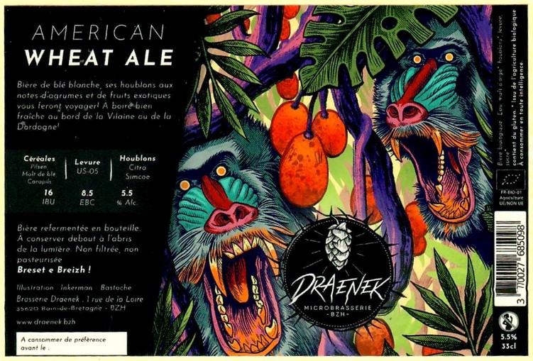 Etiquette BRASSERIE DRAENEK 01