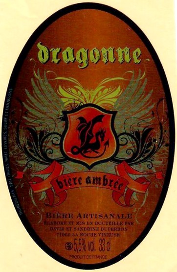 Etiquette BRASSERIE DRAGONNE 01