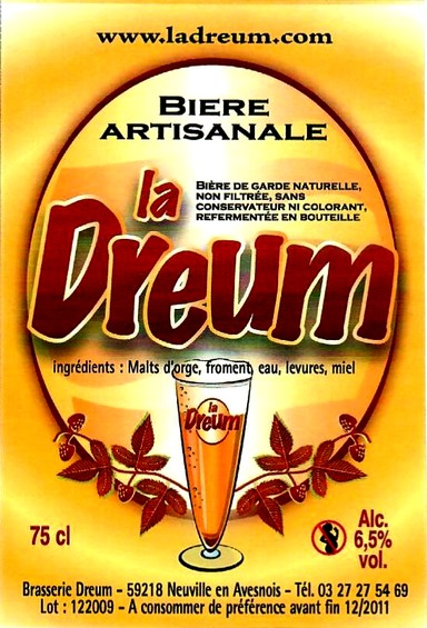 etiquette BRASSERIE DREUM 03