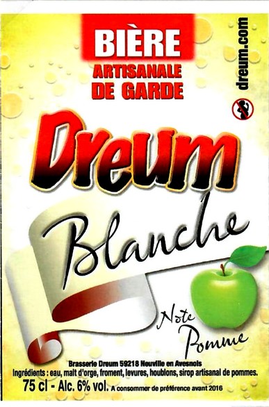 etiquette BRASSERIE DREUM 12