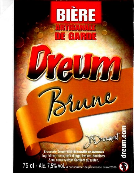 etiquette BRASSERIE DREUM 17