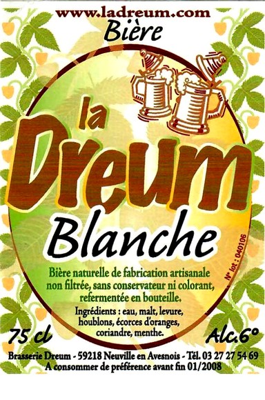 etiquette BRASSERIE DREUM 25