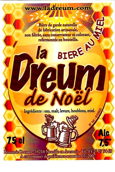 etiquette BRASSERIE DREUM 27