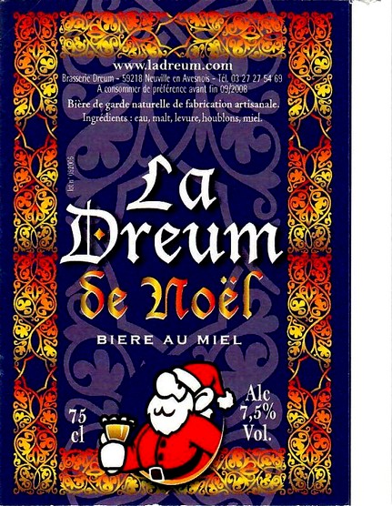 etiquette BRASSERIE DREUM 30