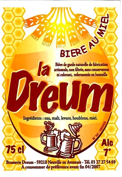 etiquette BRASSERIE DREUM 35