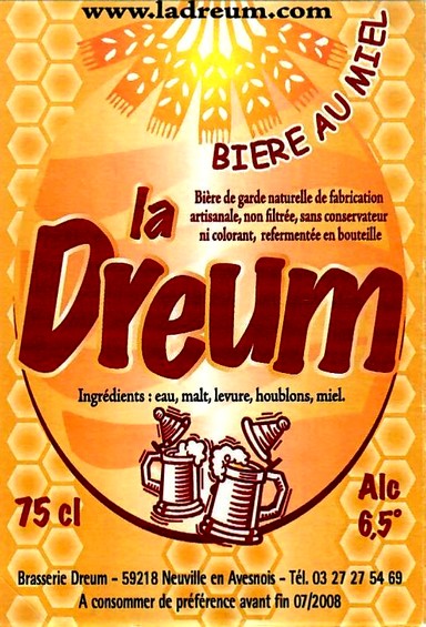 etiquette BRASSERIE DREUM 36