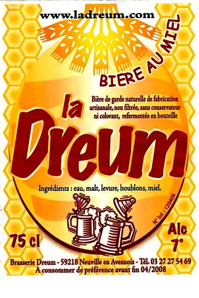 etiquette BRASSERIE DREUM 37