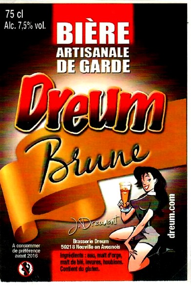 etiquette BRASSERIE DREUM 38