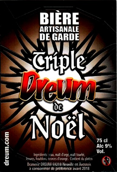 etiquette BRASSERIE DREUM 39